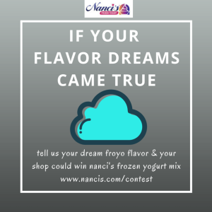 win nanci's frozen yogurt mix