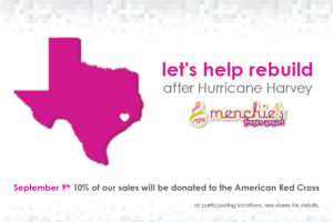 Menchie's Hurricane Harvey fundraiser